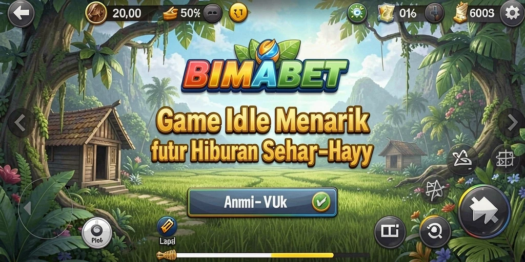 Screenshot gameplay BIMABET menampilkan aksi seru dalam game Idle.