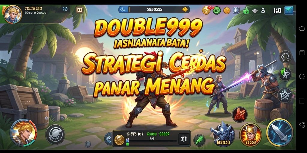 Tampilan mendebarkan dari gameplay strategi DOUBLE999 yang penuh aksi.