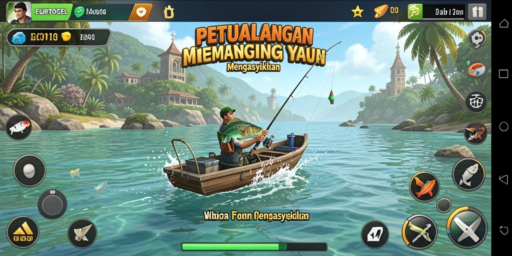 Screenshot utama EUROTOGEL menunjukkan pengalaman memancing yang mendebarkan.
