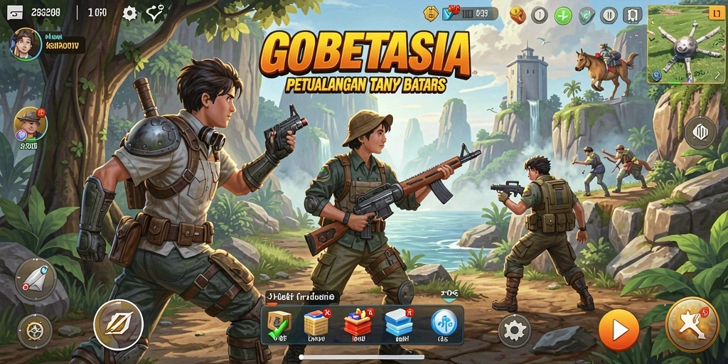 Tampilan gameplay menakjubkan dari dunia Open World GOBETASIA.