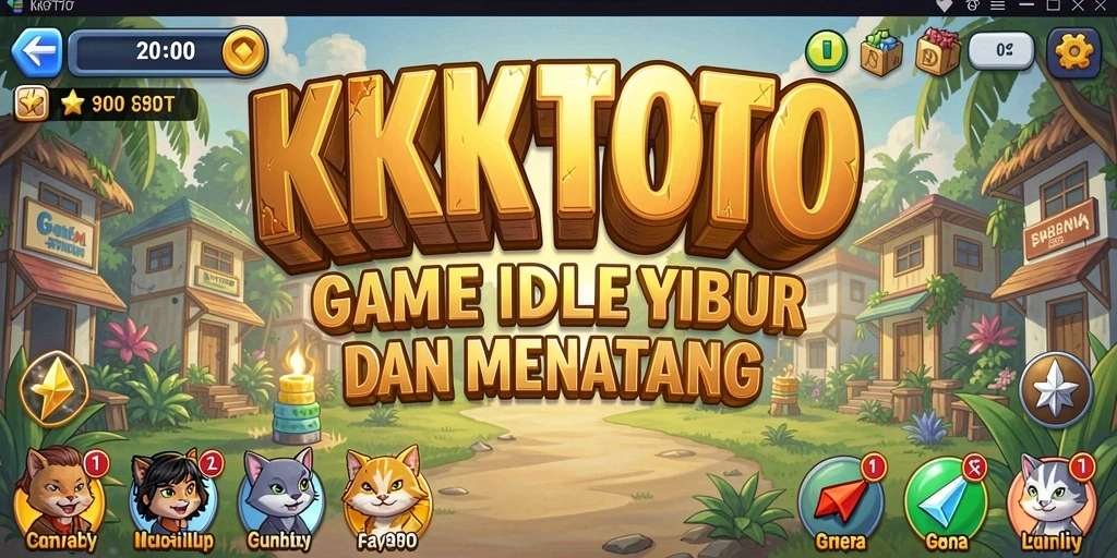Screenshot gameplay KPKTOTO menampilkan grafis dan fitur menarik dalam game Idle.
