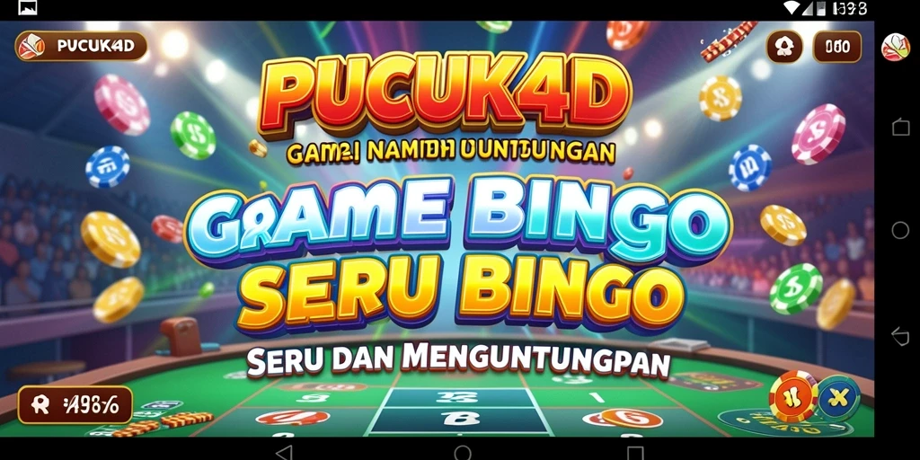 Tampilan menarik dari gameplay Bingo di PUCUK4D yang menggugah selera bermain.