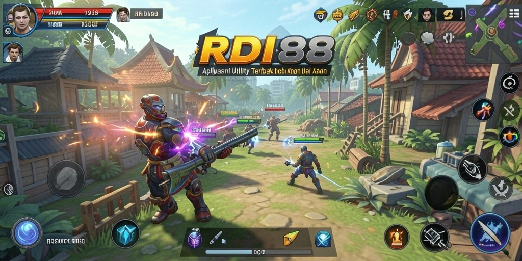 Tampilan utama RDI88 dengan berbagai fitur utility yang terintegrasi.